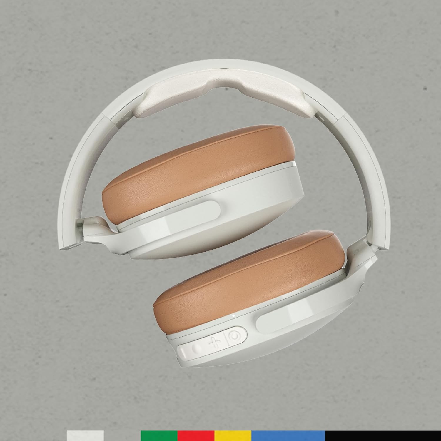 Skullcandy Hesh ANC Over-Ear Noise Cancelling Wireless Headphones, 22 Hr Battery, Microphone, Works with iPhone Android and Bluetooth Devices - Mod White - Image 3